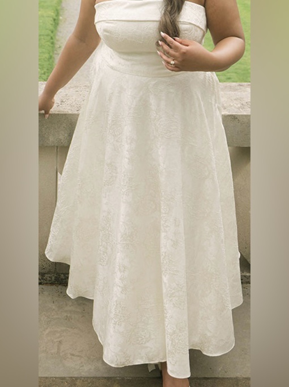 David's Bridal White Dress